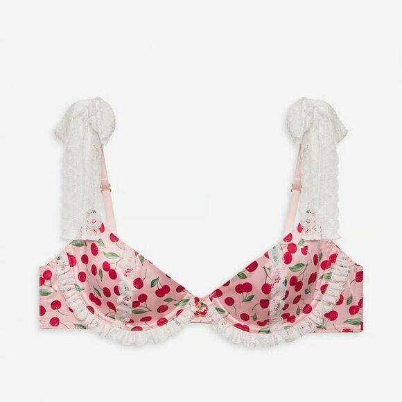 1018 NWT For Love & Lemons Perrie Underwire Bra Size 34DD - Picture 1 of 7